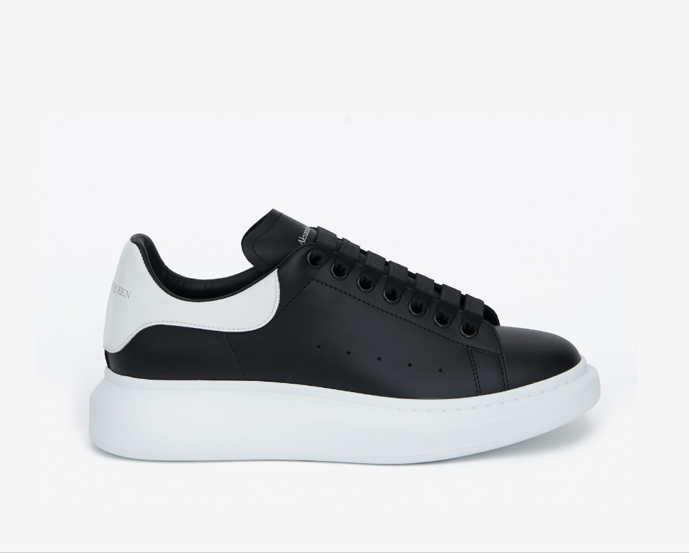 Μαύρα/Λευκά αθλητικά παπούτσια Alexander McQueen
