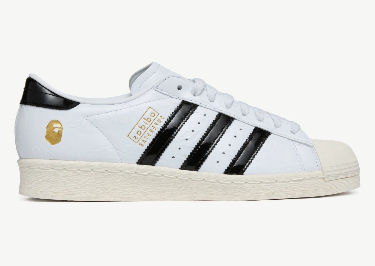Adidas Superstar V x BAPE White