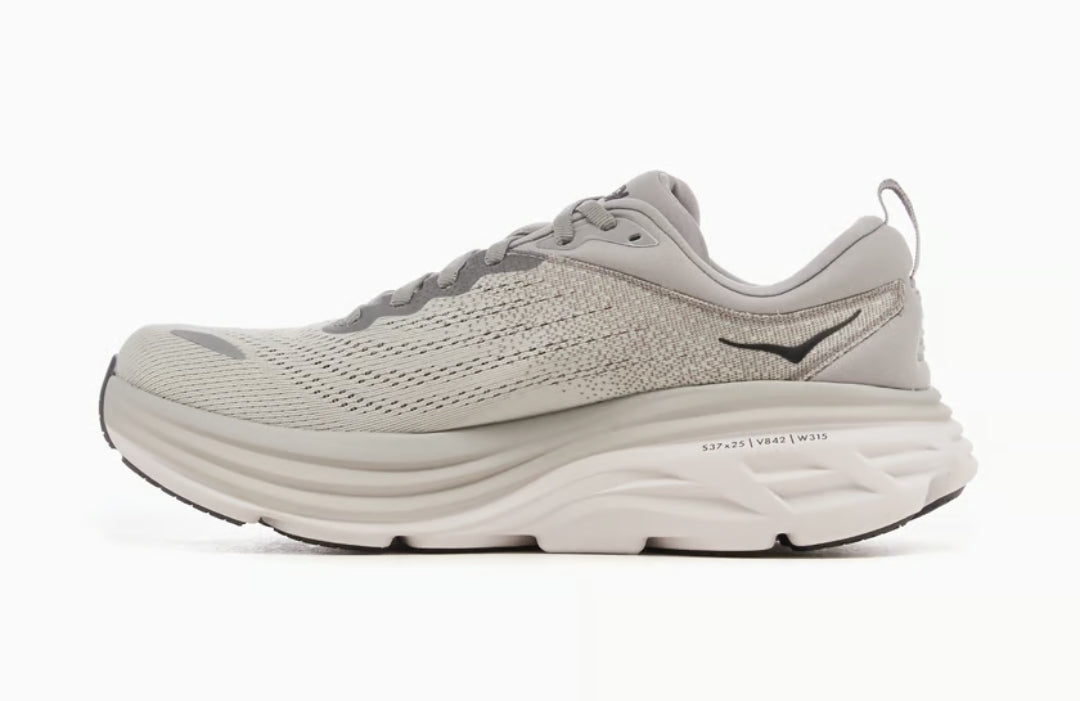 HOKA Bondi 8 Grey