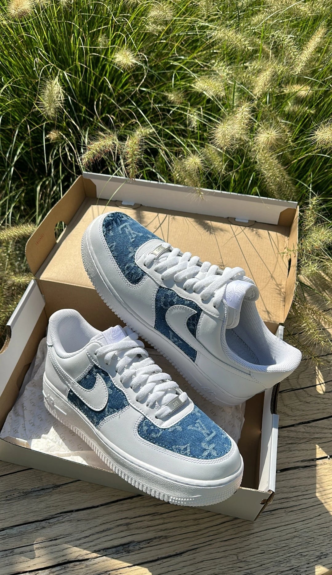 Nike AF1 custom LV