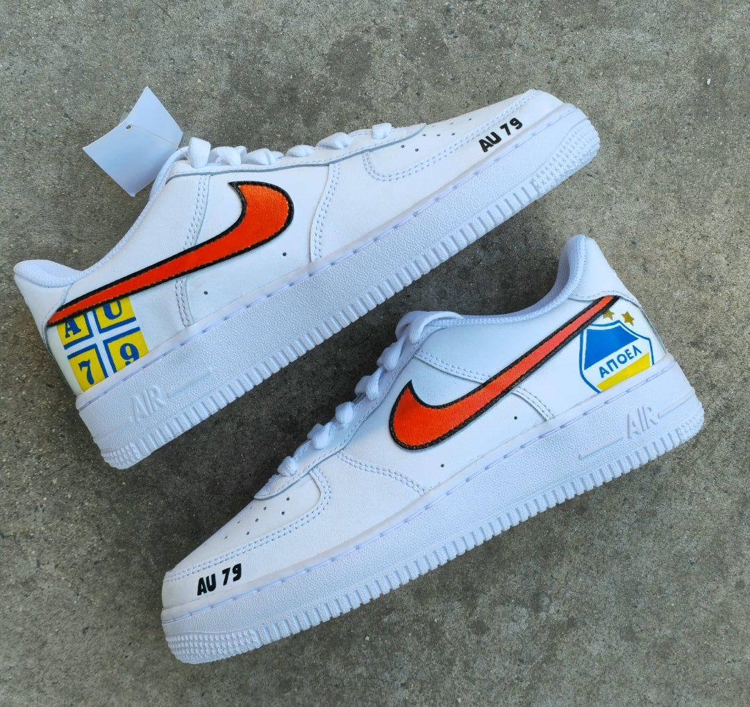 Nike Air Force 1 Customized "Apoel Swoosh"