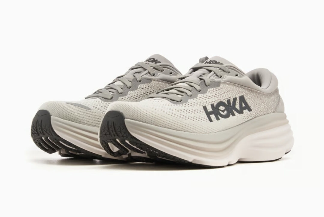 HOKA Bondi 8 Grey