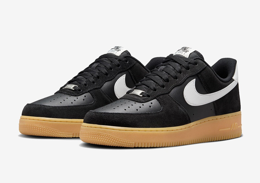 Nike Air Force 1 Low "Black Suede Gum"