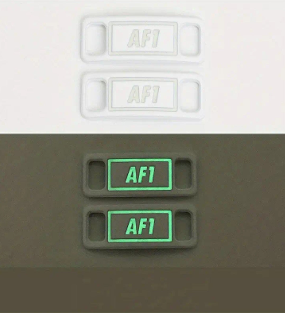 Ανακλαστικές αγκράφες με κορδόνια AF1