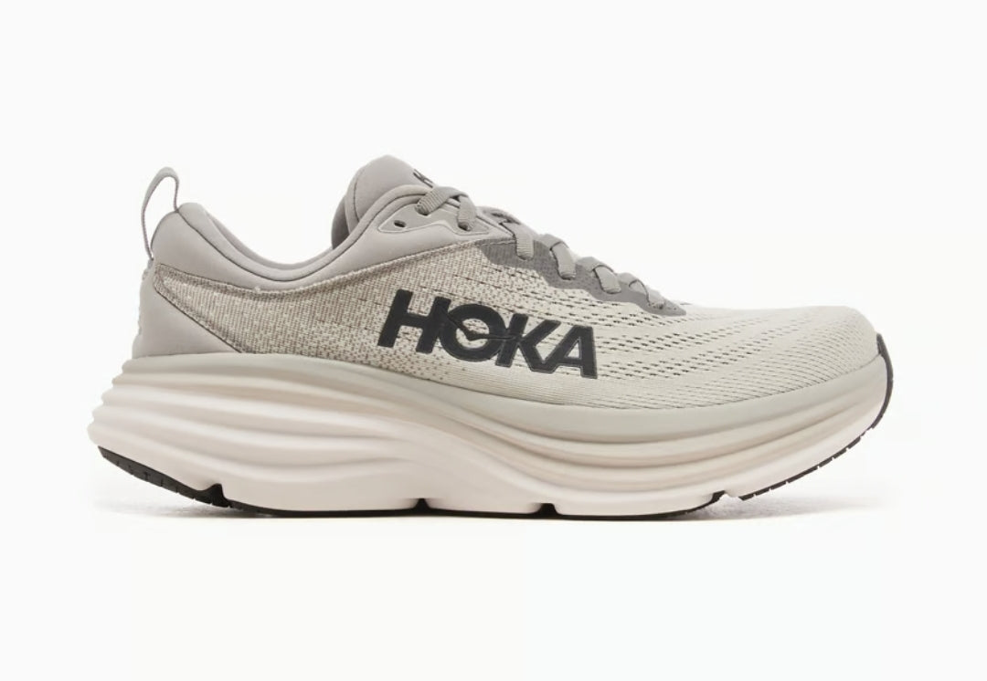 HOKA Bondi 8 Grey