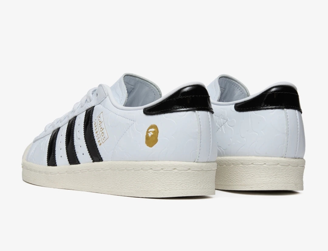 Adidas Superstar V x BAPE White