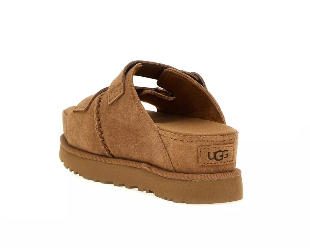 UGG Goldenstar Hi Chestnut slides