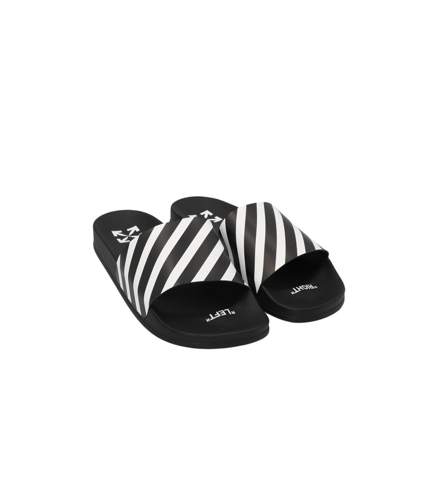 Off white discount spray striped slides