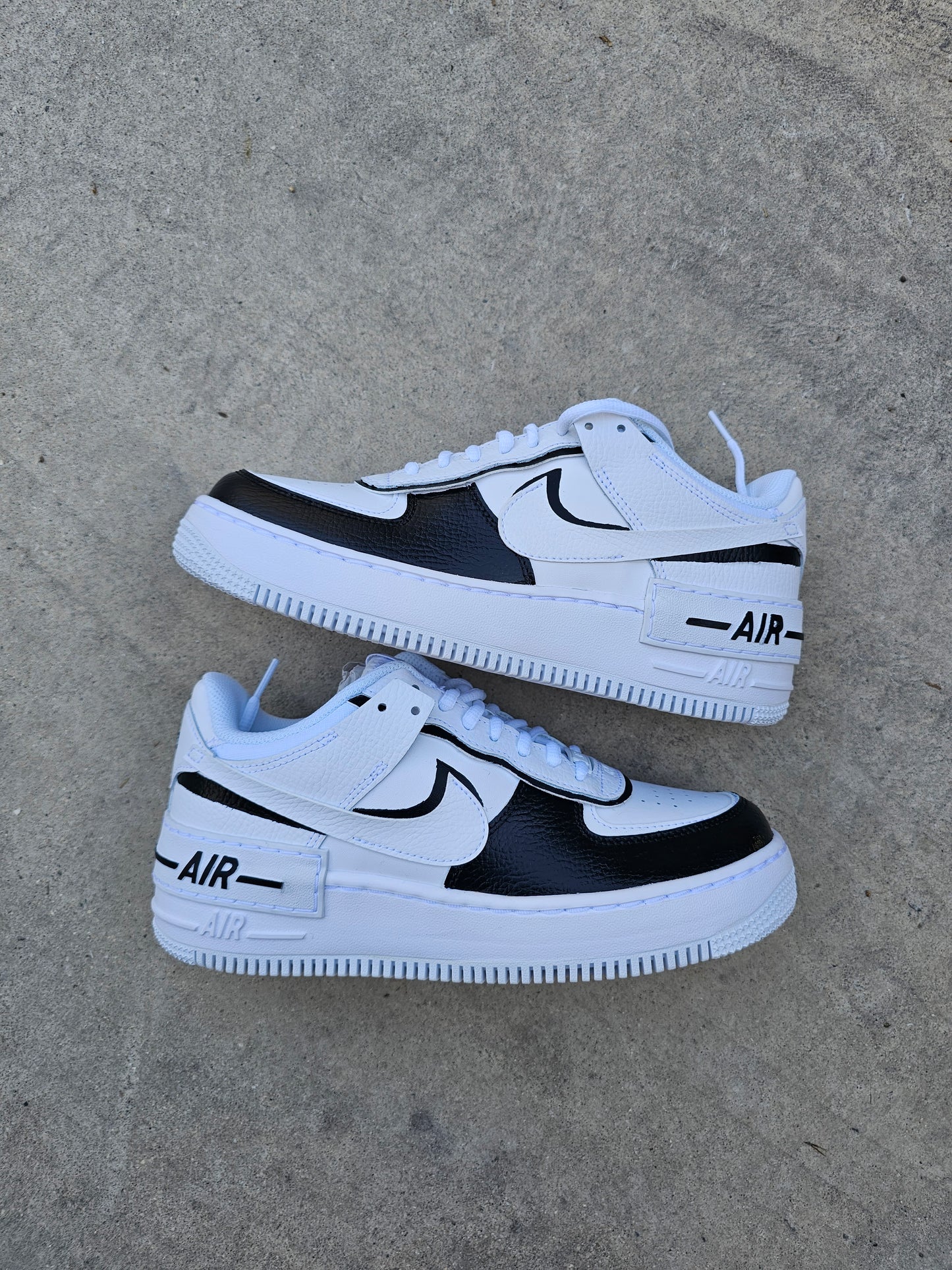 Nike AF1 Shadow Custom "Panda"