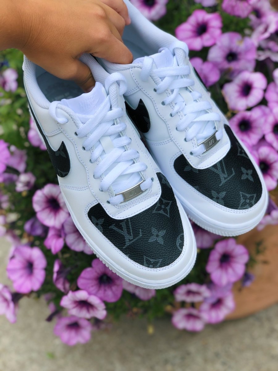 Nike AF1 Customized LV Black