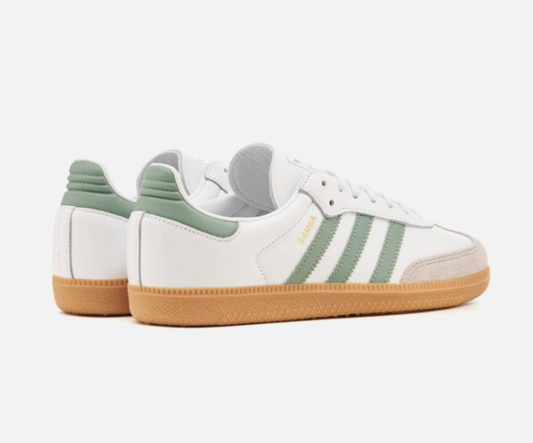 Adidas Samba "White Silver Green"