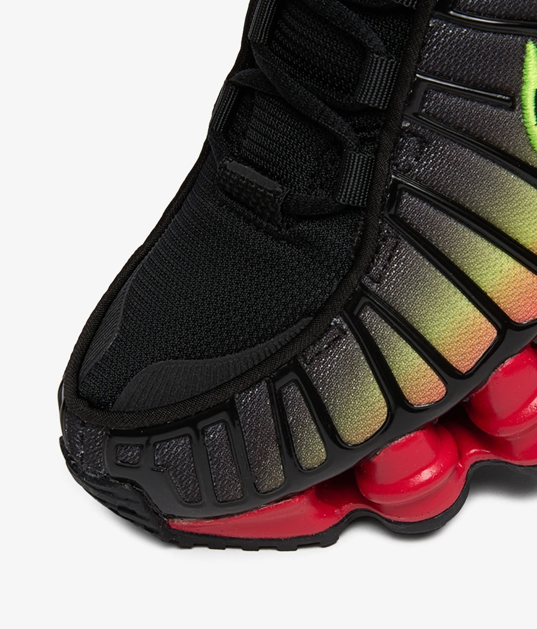 Nike Shox TL "Black Volt Fire Red"