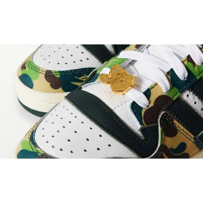 Adidas x Bape Forum Low "30th Anniversary Green Camo"