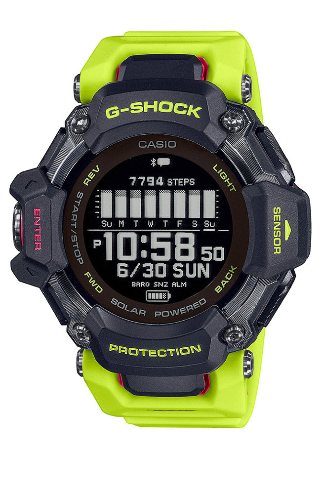 Λουράκι από καουτσούκ CASIO G-Shock G-Squad Bluetooth Lime