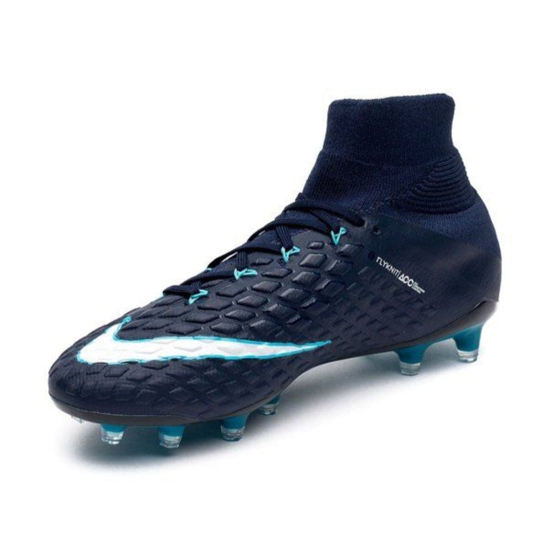 Nike Hypervenom Phantom 3 DF FG Ice - Obsidian/White/Gamma Blue