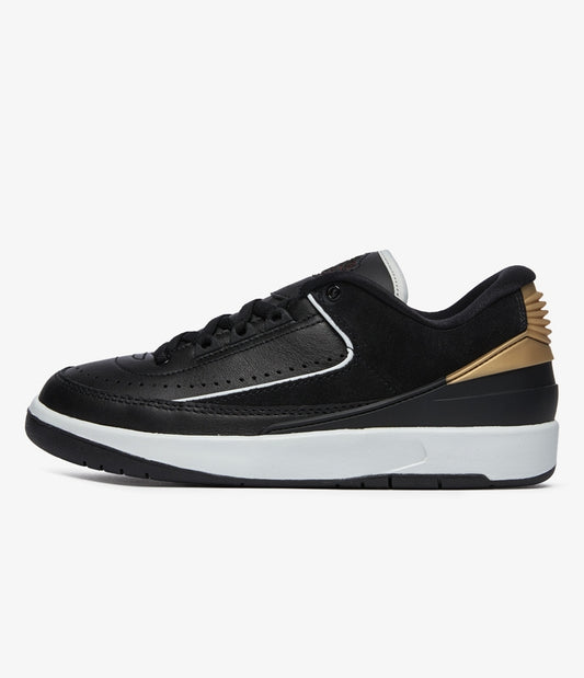 Air Jordan 2 Retro Low "Black Metallic Gold"