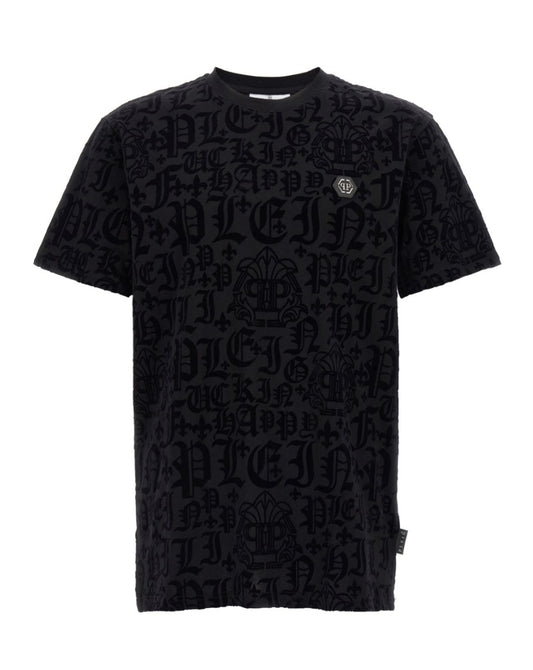 Philipp Plein Velvet Logo T-shirt