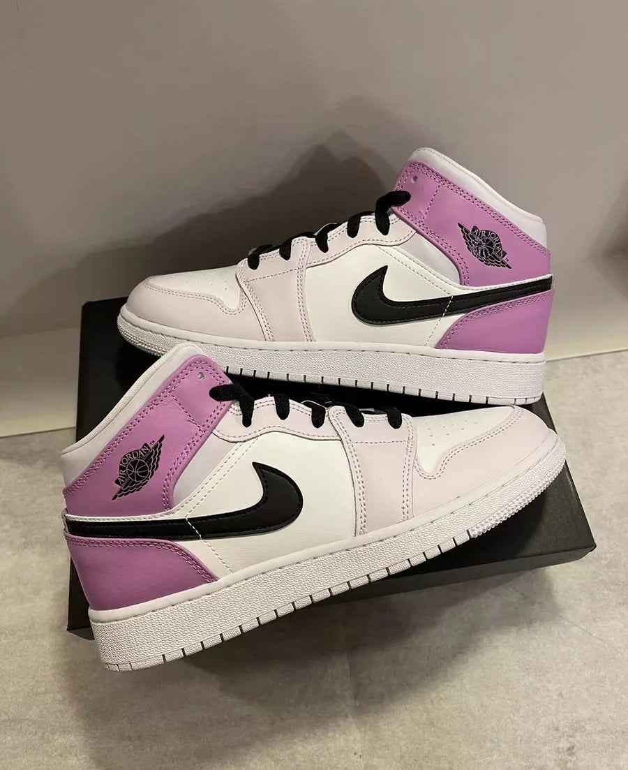 Air Jordan 1 Mid GS 'Barely Grape'