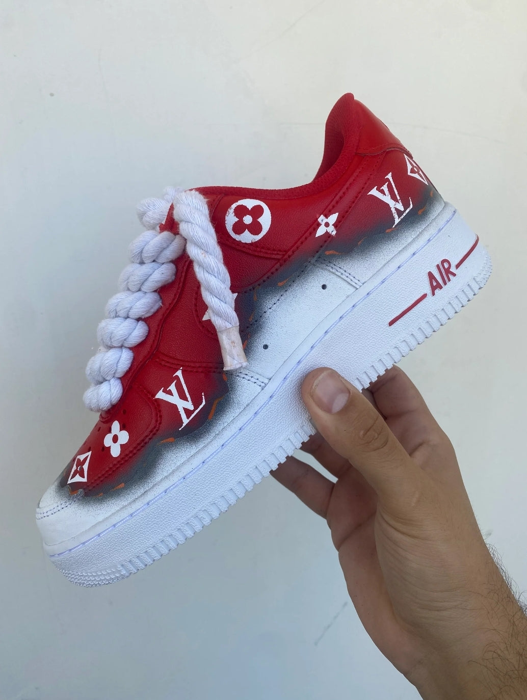 Nike Air Force 1 Custom "Fire LV"