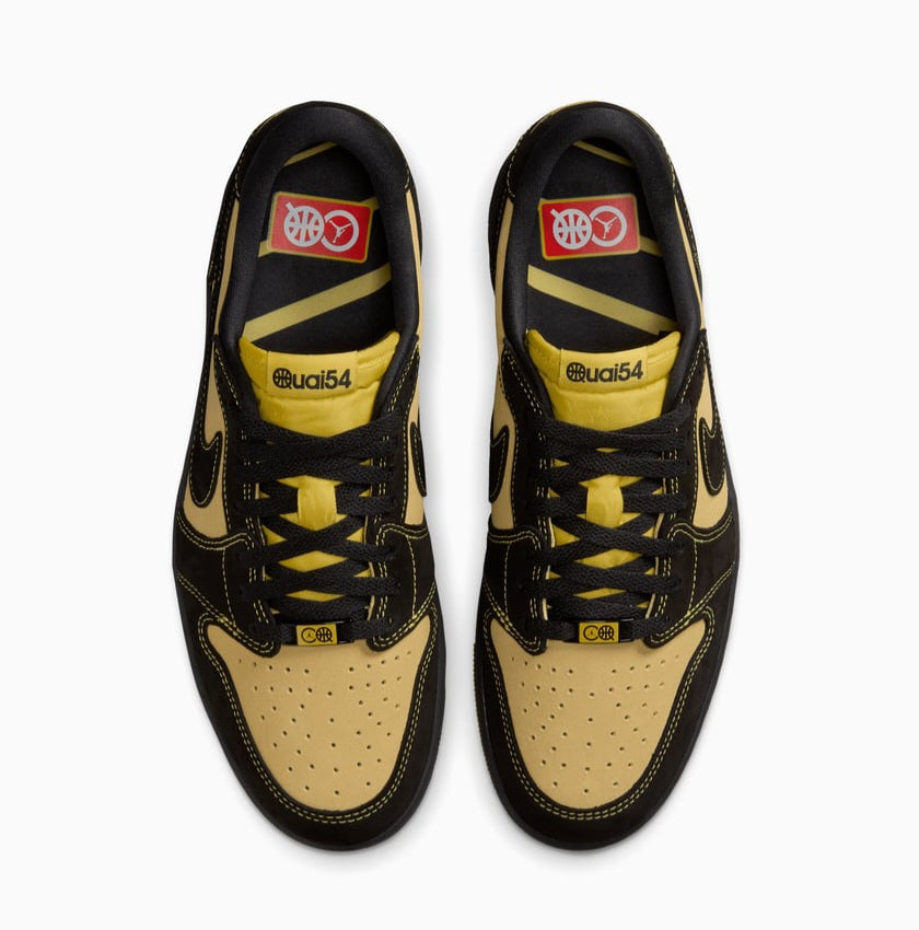 Air Jordan 1 Retro Low OG x Quai 54 "Tour Yellow"