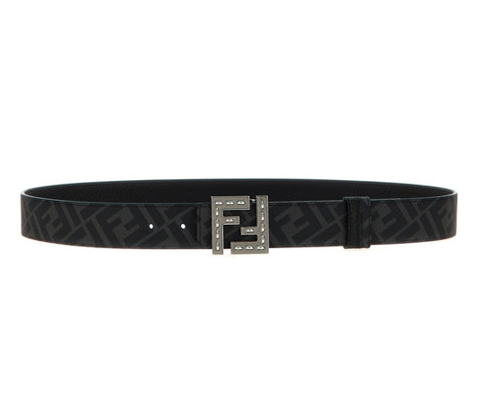 Ζώνη FENDI "Squared FF" διπλής όψης