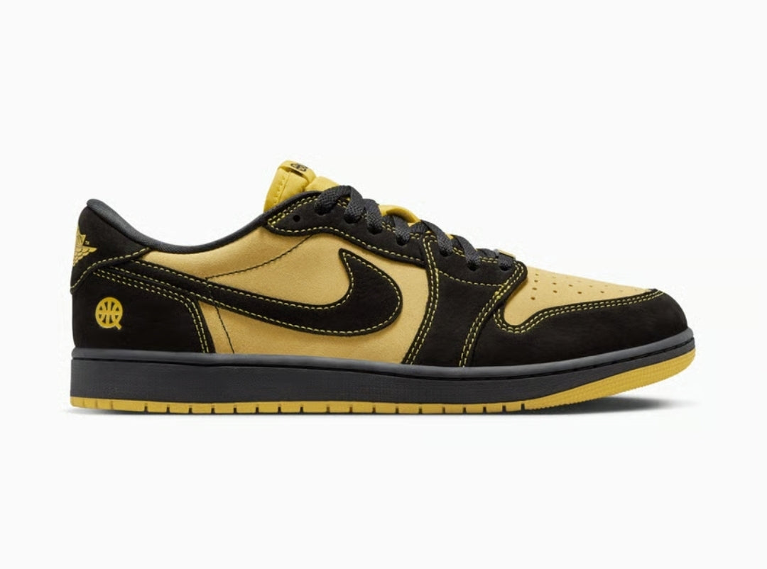 Air Jordan 1 Retro Low OG x Quai 54 "Tour Yellow"