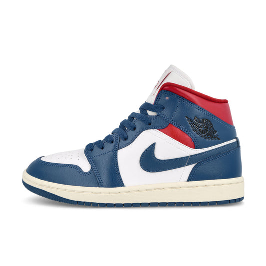 Air Jordan 1 Mid "White French Blue Red"