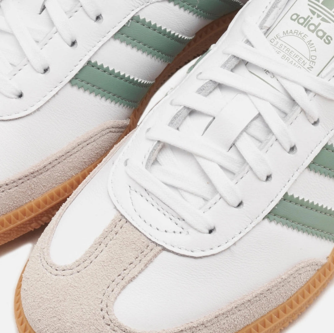 Adidas Samba "White Silver Green"