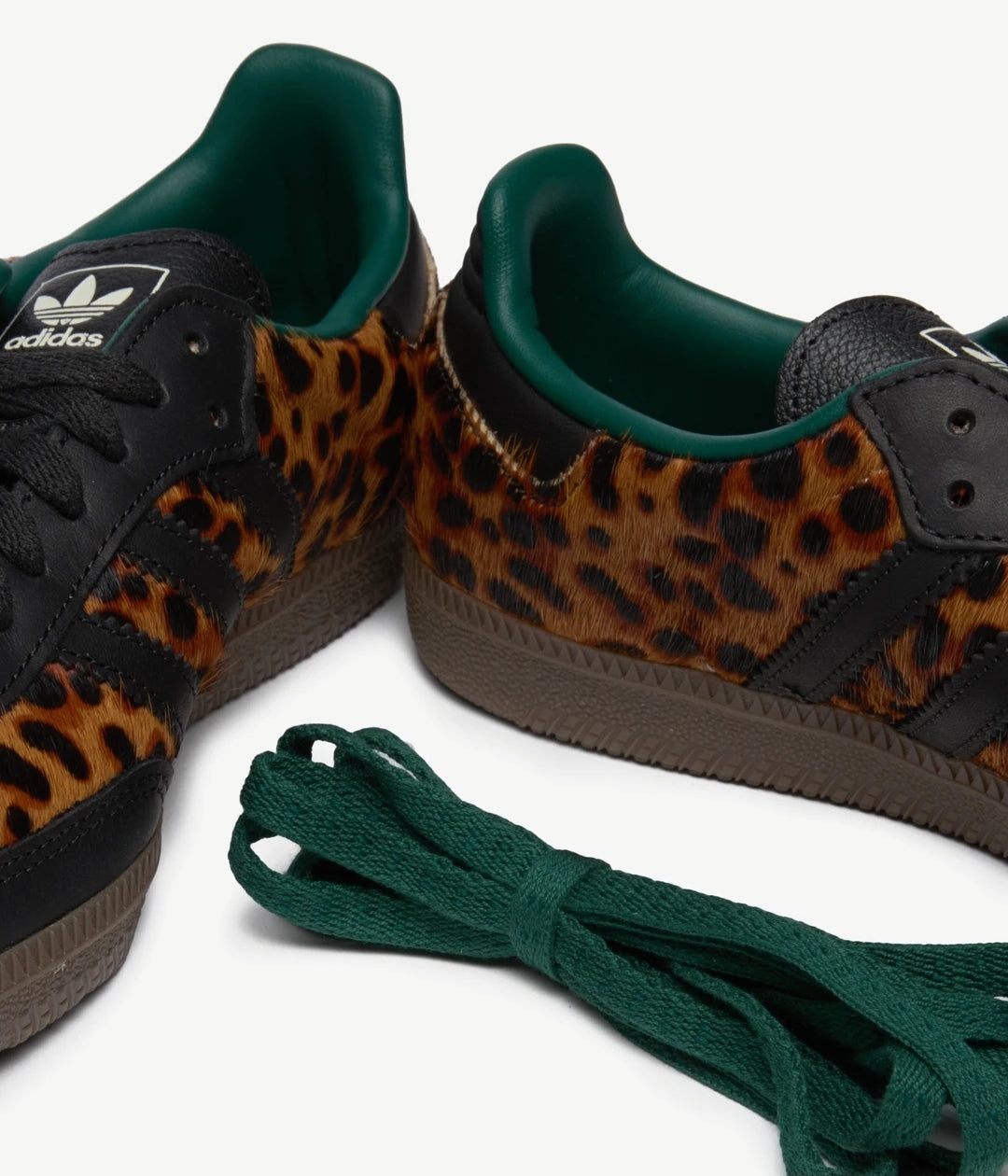 Adidas Samba Leopard Black Green