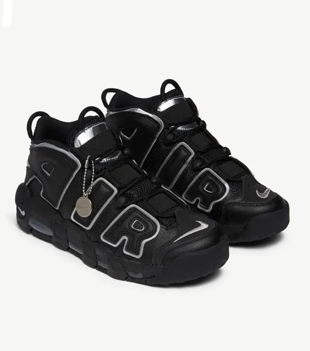 Nike Air More Uptempo "Black Silver"