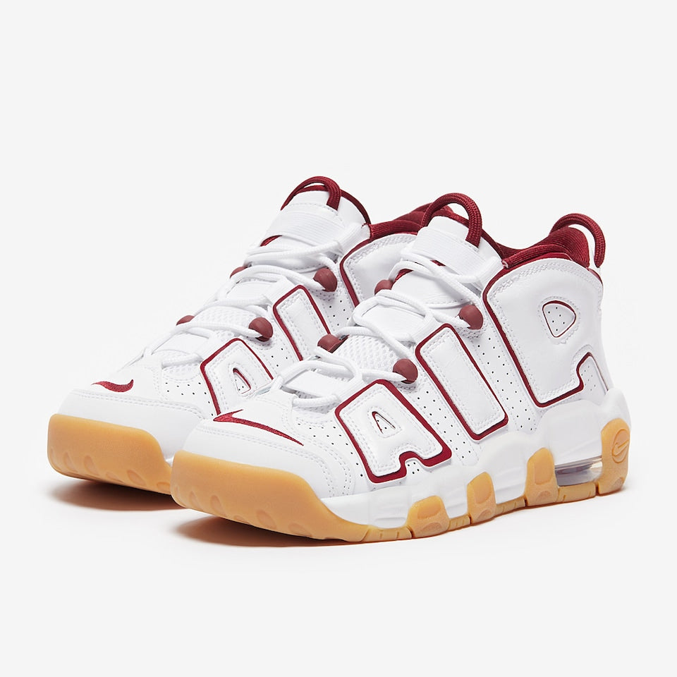 Nike More Uptempo "White Team Red Gum"