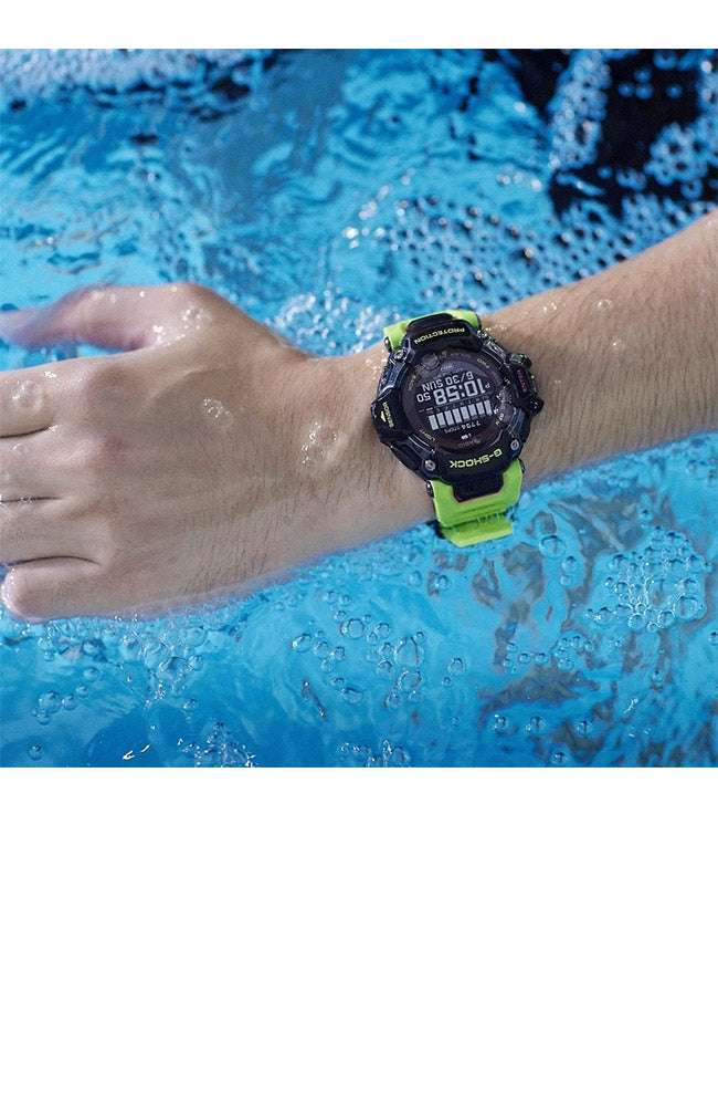 CASIO G-Shock G-Squad Bluetooth Lime Rubber Strap