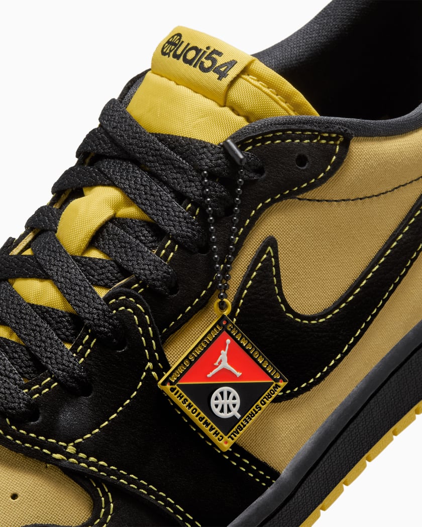 Air Jordan 1 Retro Low OG x Quai 54 "Tour Yellow"