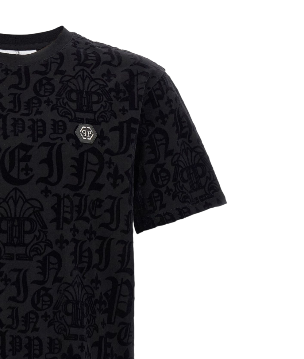 Philipp Plein Velvet Logo T-shirt