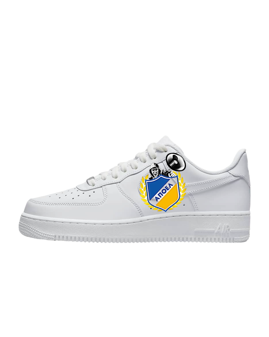 Προσαρμοσμένο "Apoel Hools" Nike Air Force 1