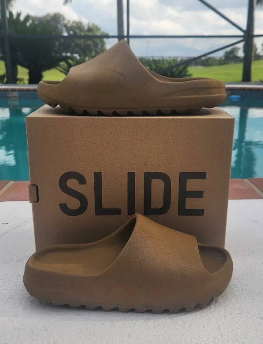 Used Yeezy Slides "Ochre"