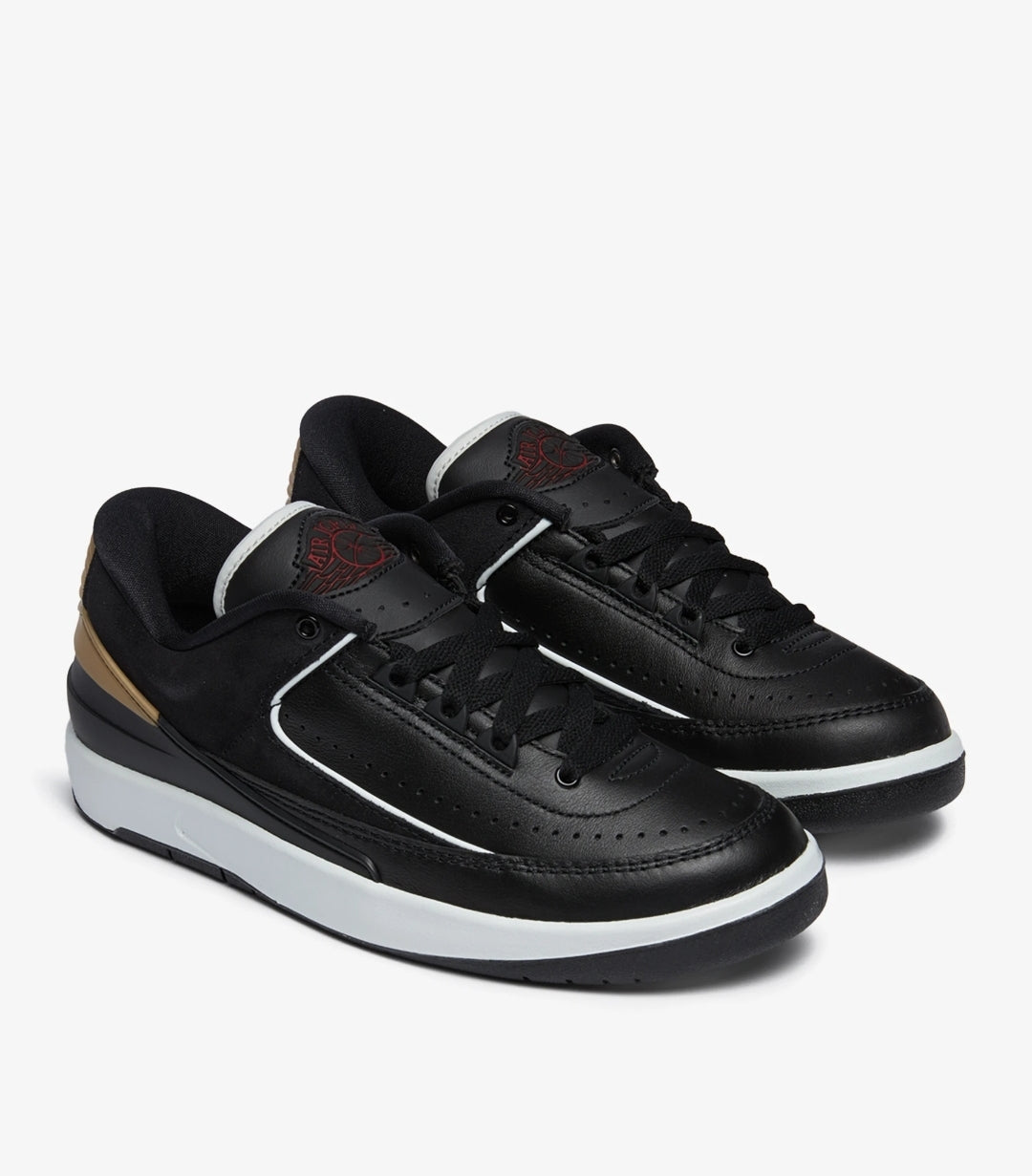 Air Jordan 2 Retro Low "Black Metallic Gold"