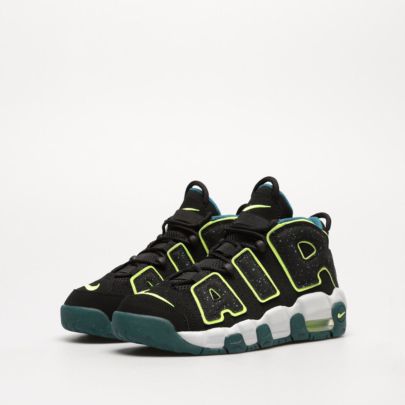 Nike Air More Uptempo "Black Geode Teal"