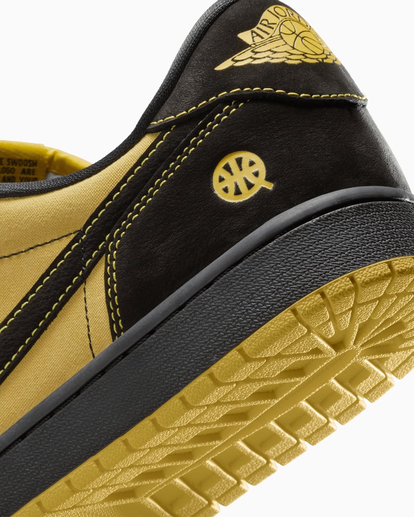 Air Jordan 1 Retro Low OG x Quai 54 "Tour Yellow"