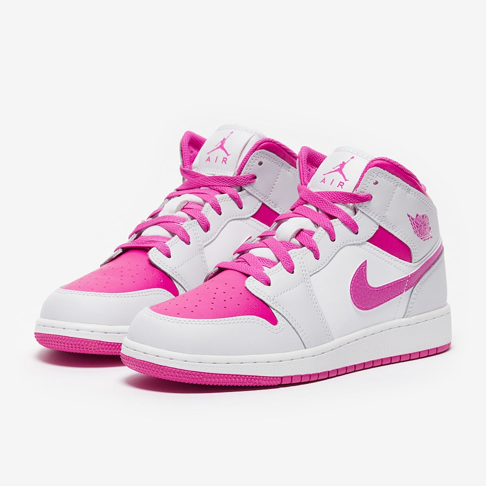 Air Jordan 1 Mid "Fire Pink"