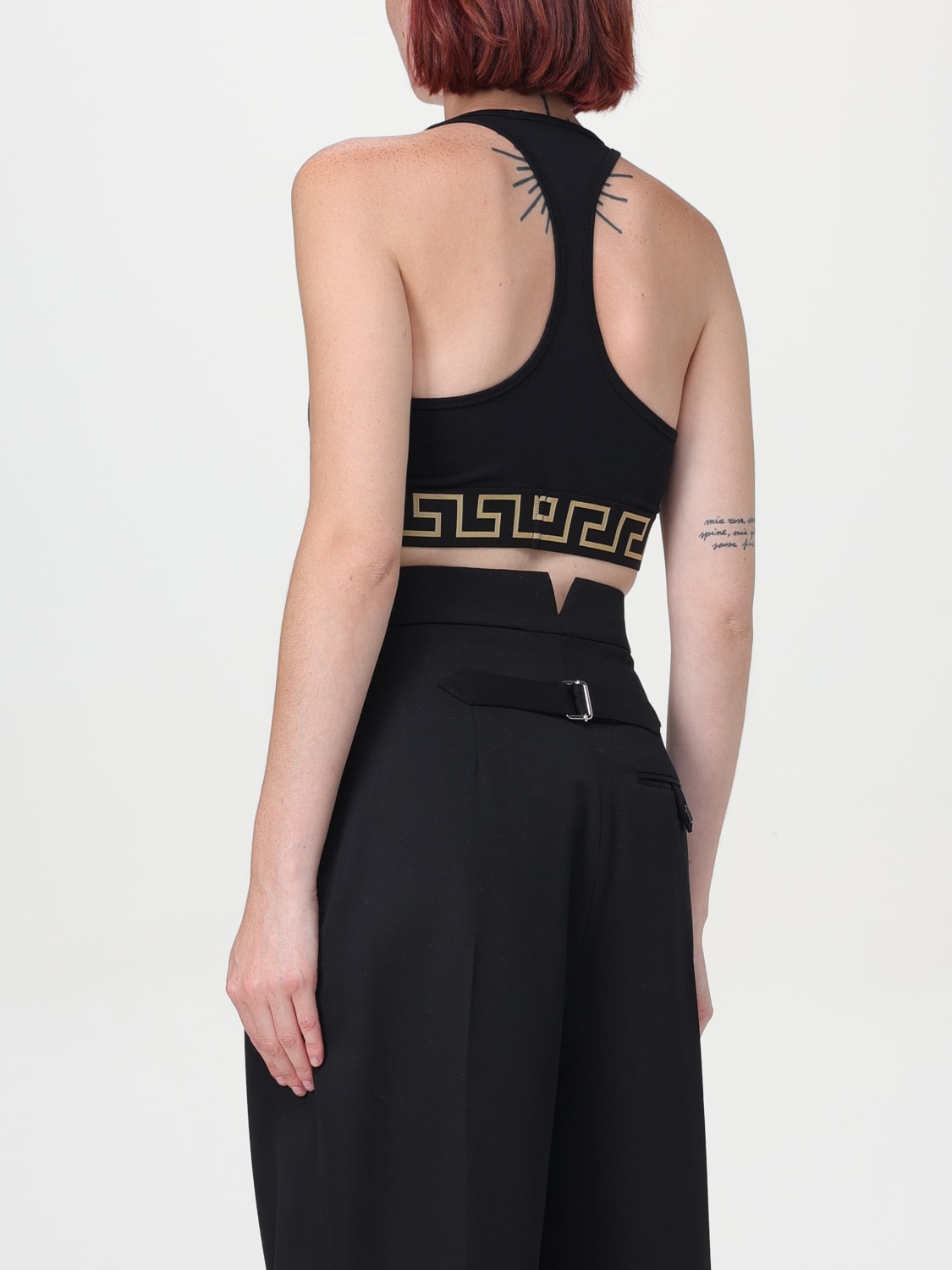 Versace Greca Border triangle bra
