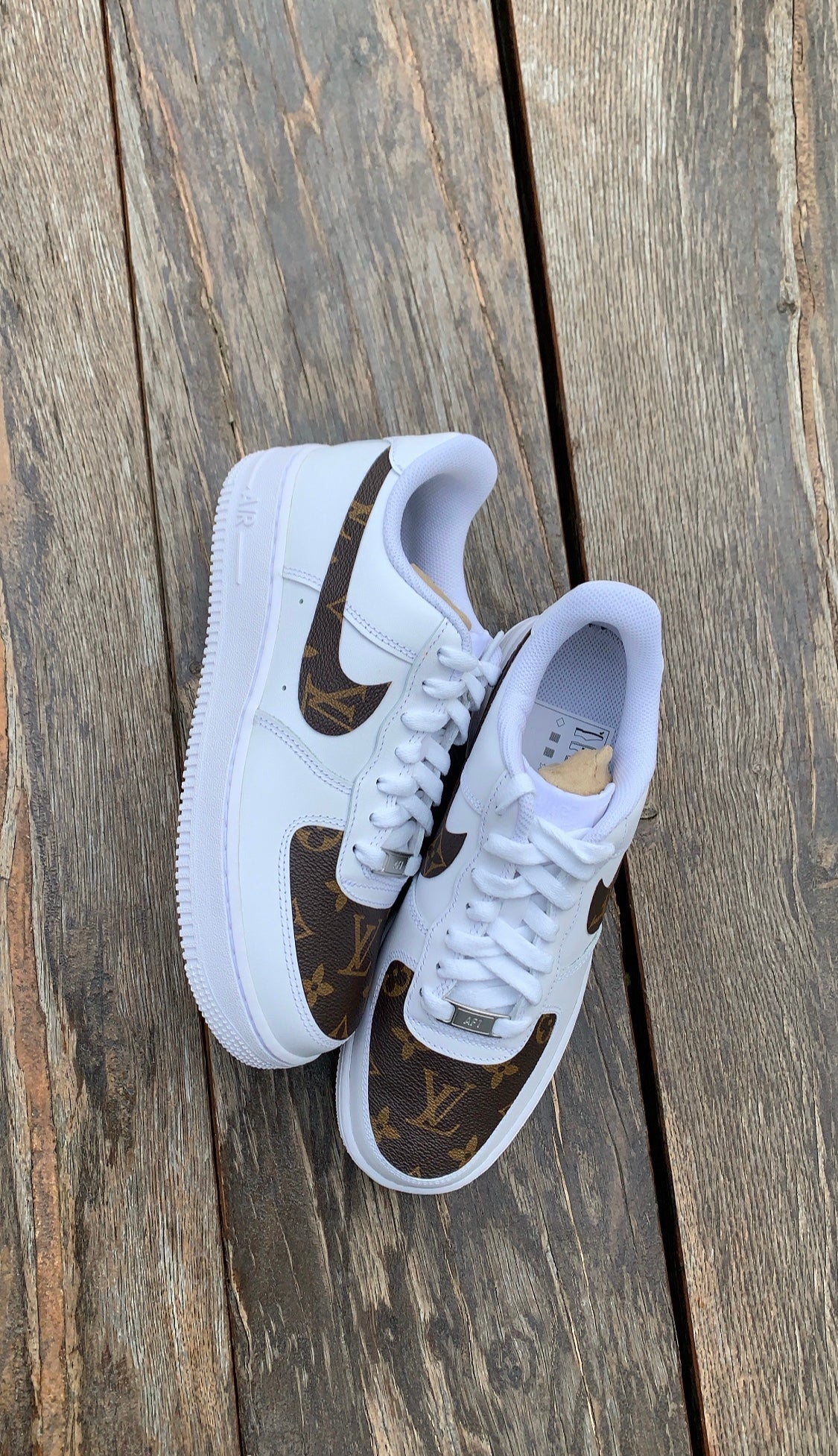 Nike Air Force 1 custom LV monogram Topkickscy