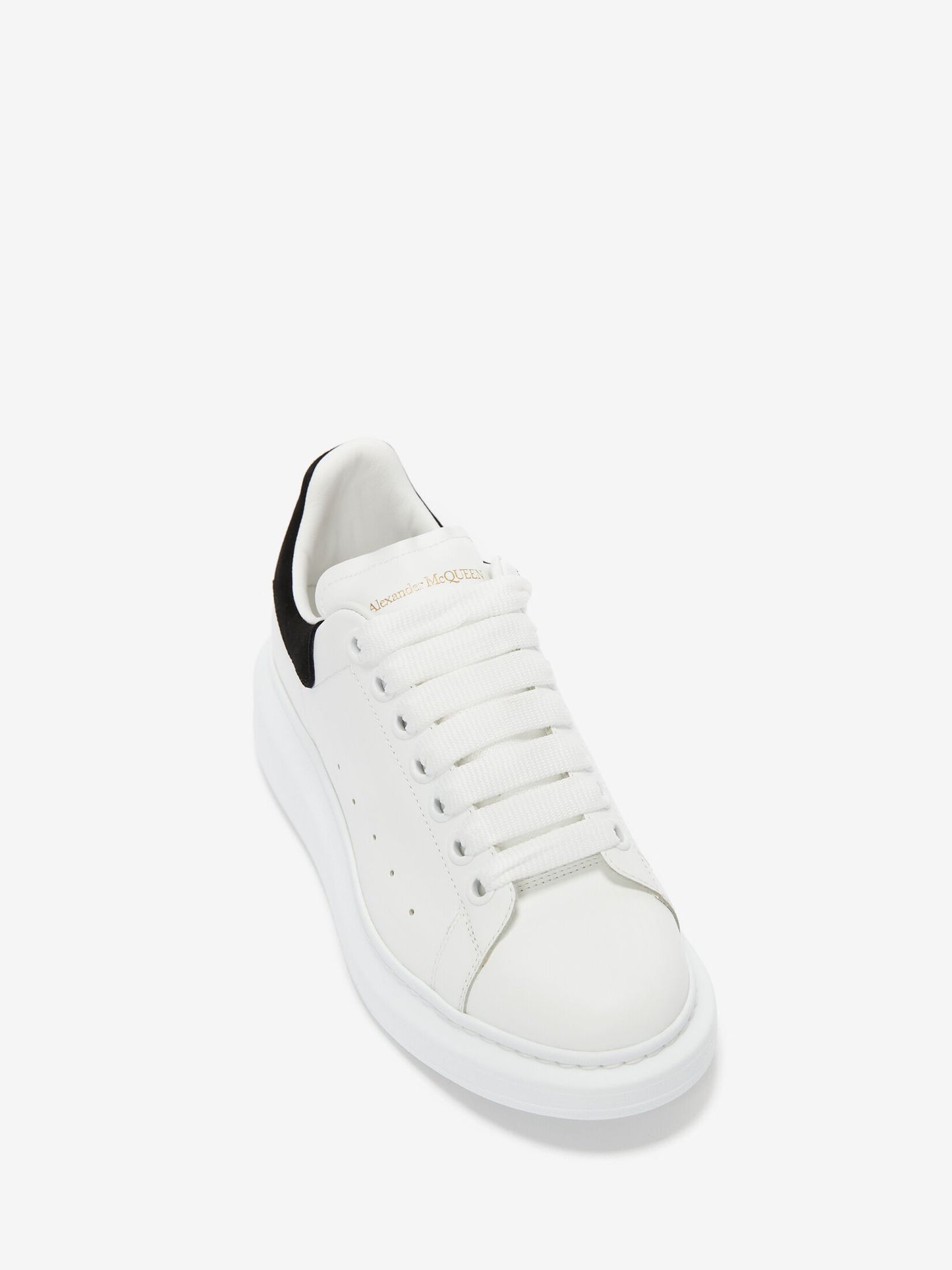 Λευκά/μαύρα αθλητικά παπούτσια Alexander McQueen
