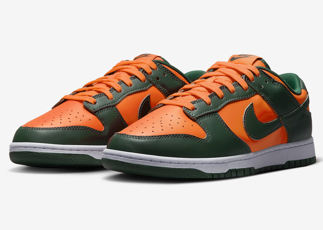 Nike Dunk Low  'Miami Hurricanes'