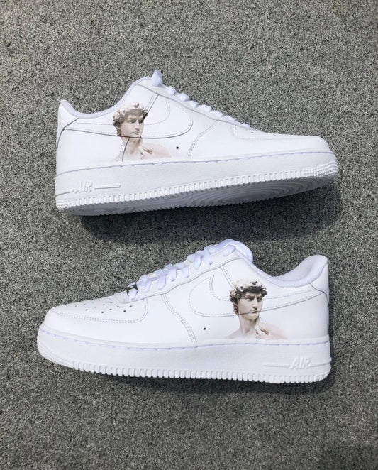 Nike Air Force 1 custom paint "Michelangelo"