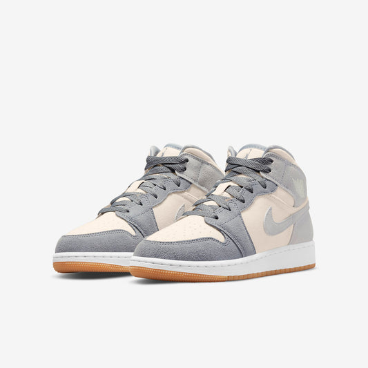 Air Jordan 1 Mid GS SE 'Coconut Milk/Particle Grey'