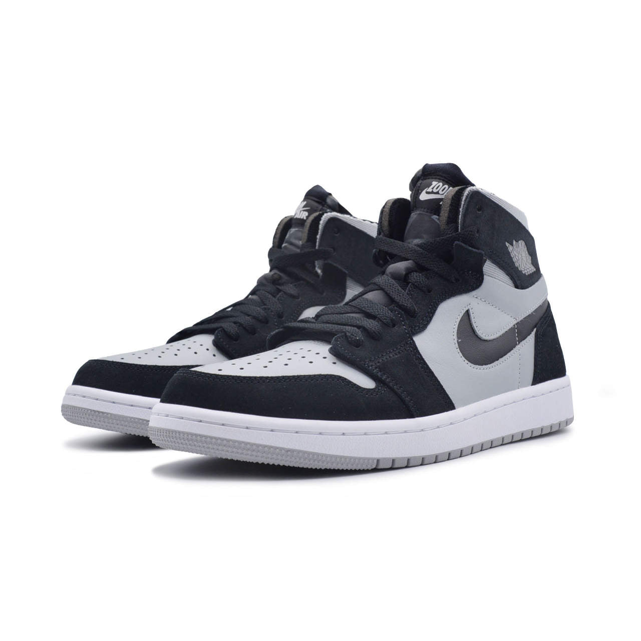 Air Jordan 1 Zoom CMFT Μαύρο και Γκρι