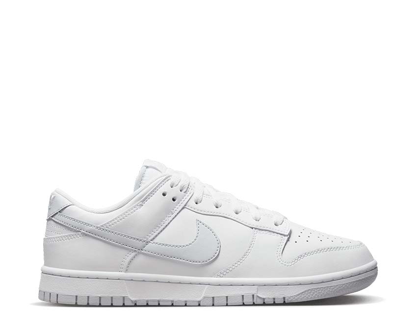 Nike Dunk Low White And Pure Platinum